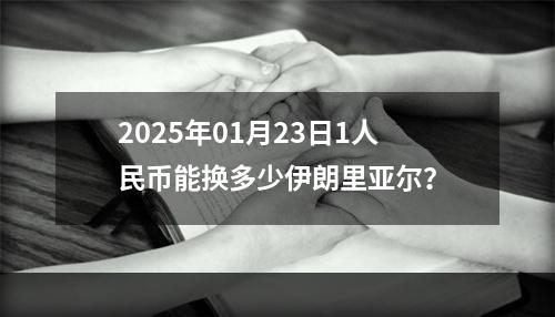 2025年01月23日1人民币能换多少伊朗里亚尔？