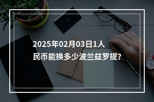 2025年02月03日1人民币能换多少波兰兹罗提？