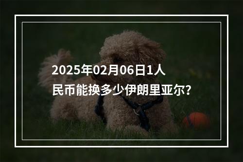 2025年02月06日1人民币能换多少伊朗里亚尔？