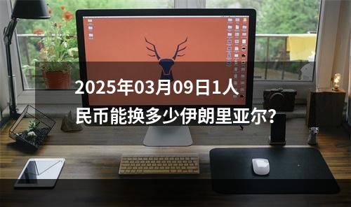 2025年03月09日1人民币能换多少伊朗里亚尔？