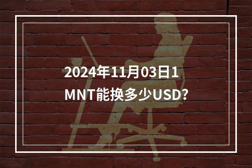 2024年11月03日1MNT能换多少USD？