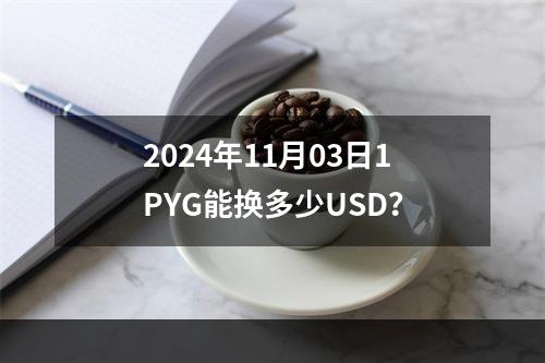 2024年11月03日1PYG能换多少USD？