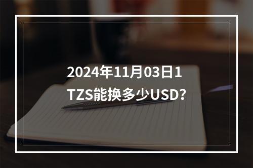 2024年11月03日1TZS能换多少USD？