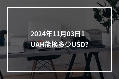 2024年11月03日1UAH能换多少USD？