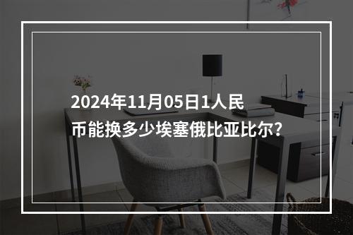 2024年11月05日1人民币能换多少埃塞俄比亚比尔？