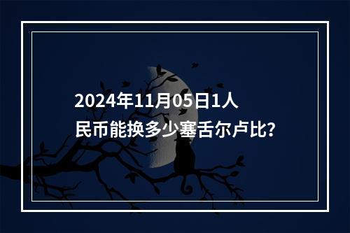 2024年11月05日1人民币能换多少塞舌尔卢比？