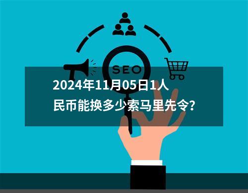 2024年11月05日1人民币能换多少索马里先令？