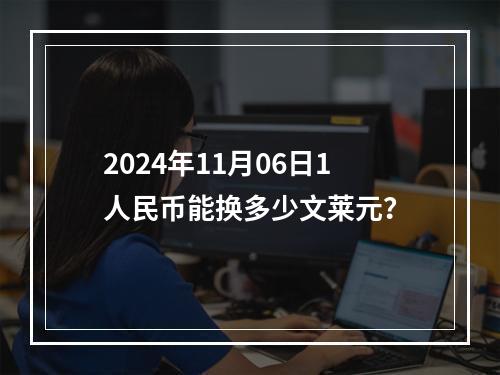 2024年11月06日1人民币能换多少文莱元？