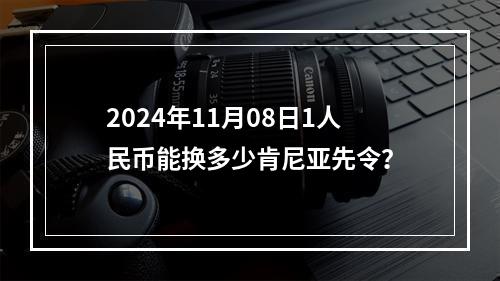 2024年11月08日1人民币能换多少肯尼亚先令？