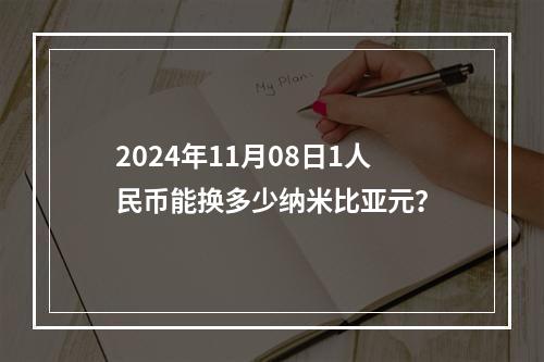 2024年11月08日1人民币能换多少纳米比亚元？