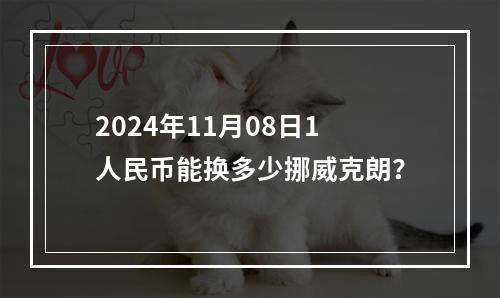 2024年11月08日1人民币能换多少挪威克朗？