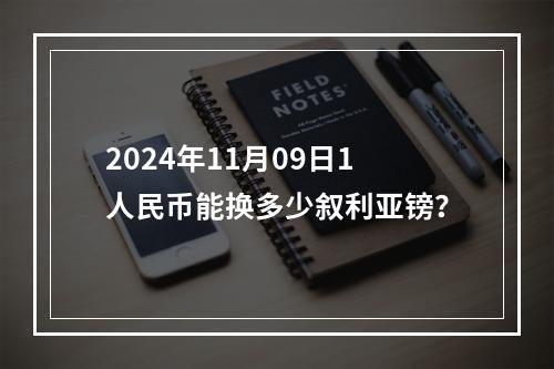 2024年11月09日1人民币能换多少叙利亚镑？