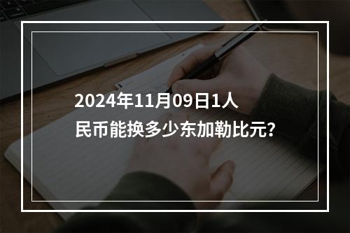 2024年11月09日1人民币能换多少东加勒比元？