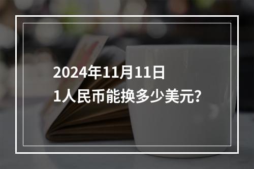 2024年11月11日1人民币能换多少美元？