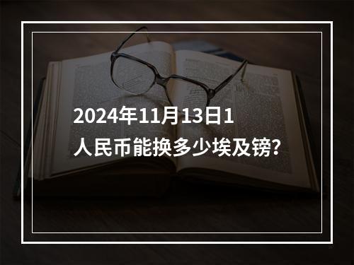 2024年11月13日1人民币能换多少埃及镑？