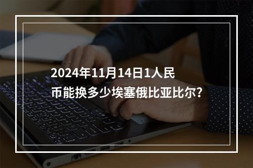 2024年11月14日1人民币能换多少埃塞俄比亚比尔？