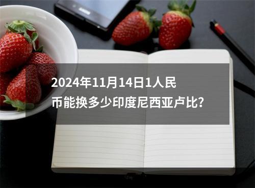 2024年11月14日1人民币能换多少印度尼西亚卢比？