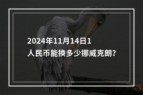 2024年11月14日1人民币能换多少挪威克朗？