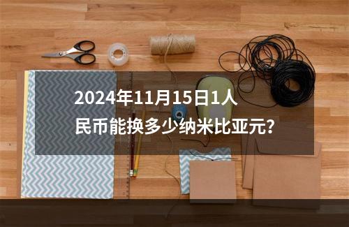 2024年11月15日1人民币能换多少纳米比亚元？