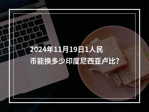 2024年11月19日1人民币能换多少印度尼西亚卢比？