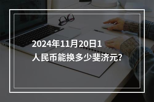 2024年11月20日1人民币能换多少斐济元？