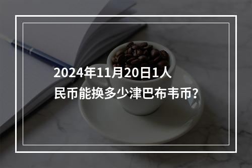 2024年11月20日1人民币能换多少津巴布韦币？