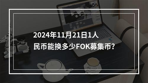 2024年11月21日1人民币能换多少FOK募集币？