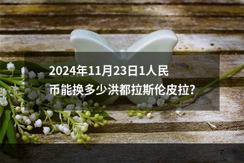 2024年11月23日1人民币能换多少洪都拉斯伦皮拉？