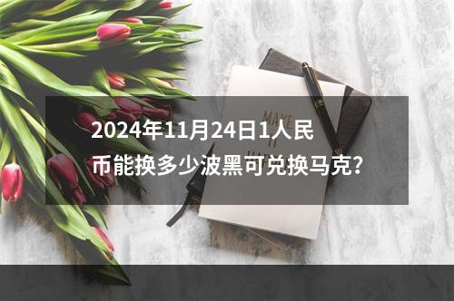 2024年11月24日1人民币能换多少波黑可兑换马克？