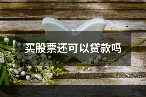 买股票还可以贷款吗