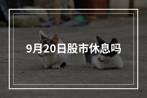 9月20日股市休息吗