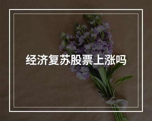 经济复苏股票上涨吗