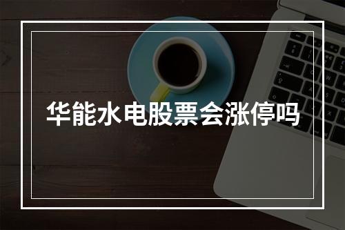 华能水电股票会涨停吗