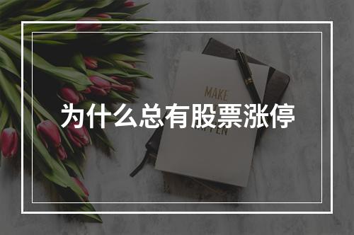 为什么总有股票涨停