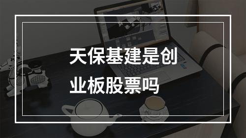 天保基建是创业板股票吗