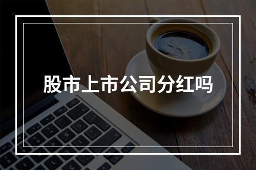 股市上市公司分红吗