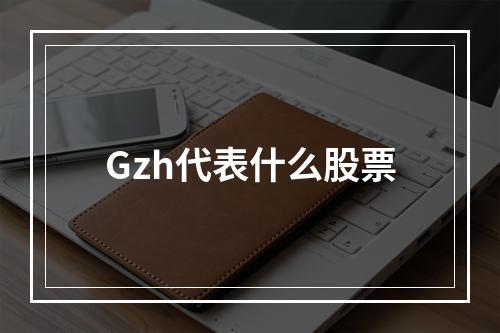 Gzh代表什么股票