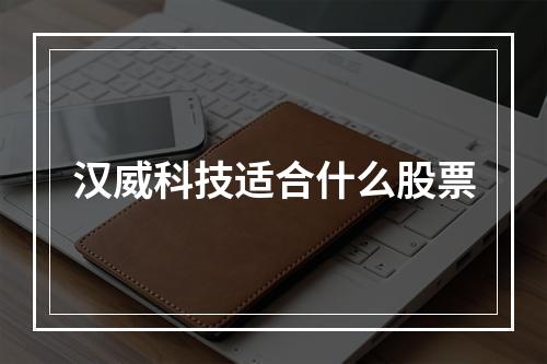 汉威科技适合什么股票