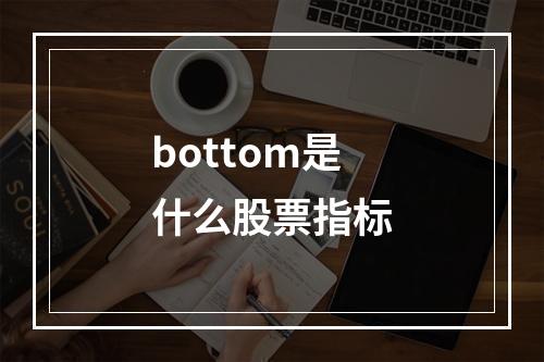 bottom是什么股票指标