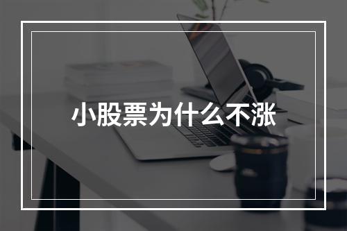 小股票为什么不涨