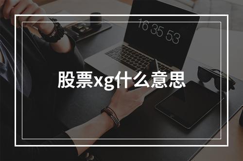 股票xg什么意思