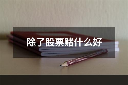 除了股票赌什么好