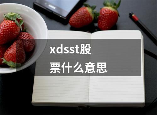 xdsst股票什么意思