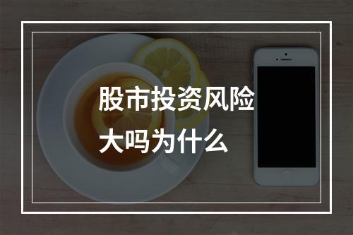 股市投资风险大吗为什么