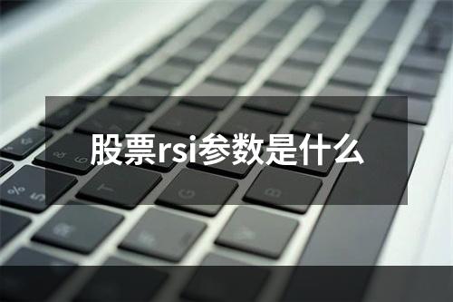 股票rsi参数是什么