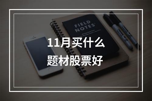 11月买什么题材股票好