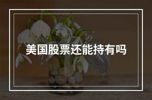 美国股票还能持有吗